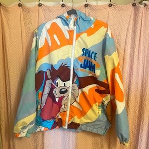 Looney Tunes raincoat. With a hood. Only wore once.